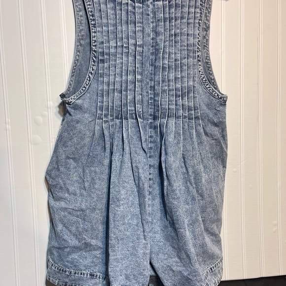 Chic Denim Sleeveless Romper A26 - Picture 6 of 6